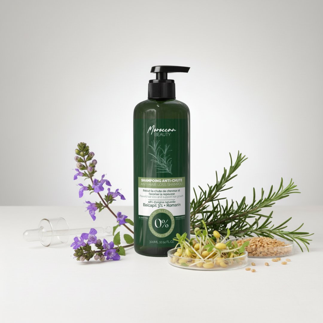Shampoing Naturel Anti-Chute & Repousse - Baicapil 3% + Romarin | 300ml
