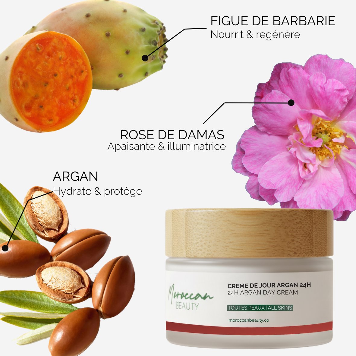 Crème De Jour 24h - Hydrate & Protège