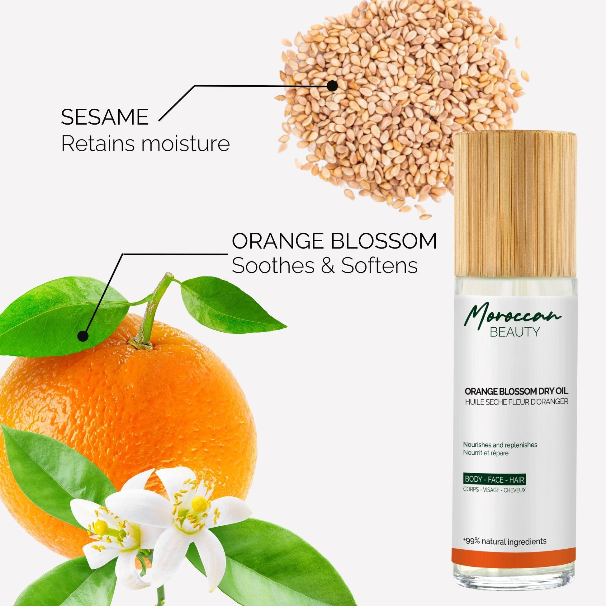 SUMMER SET+ - HYDRATE & FRESHEN - +99% NATURAL - BODY, FACE & HAIR - MOROCCAN BEAUTY