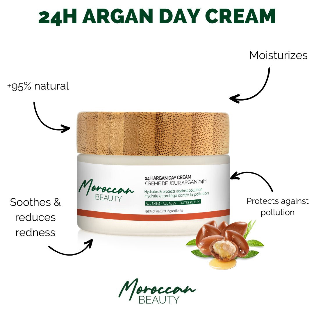 24H ARGAN DAY CREAM - NOURISH & PROTECT (Egypt only) - MOROCCAN BEAUTY™