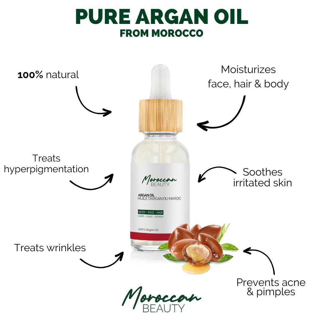 PURE ARGAN OIL (Egypt only) - MOROCCAN BEAUTY™